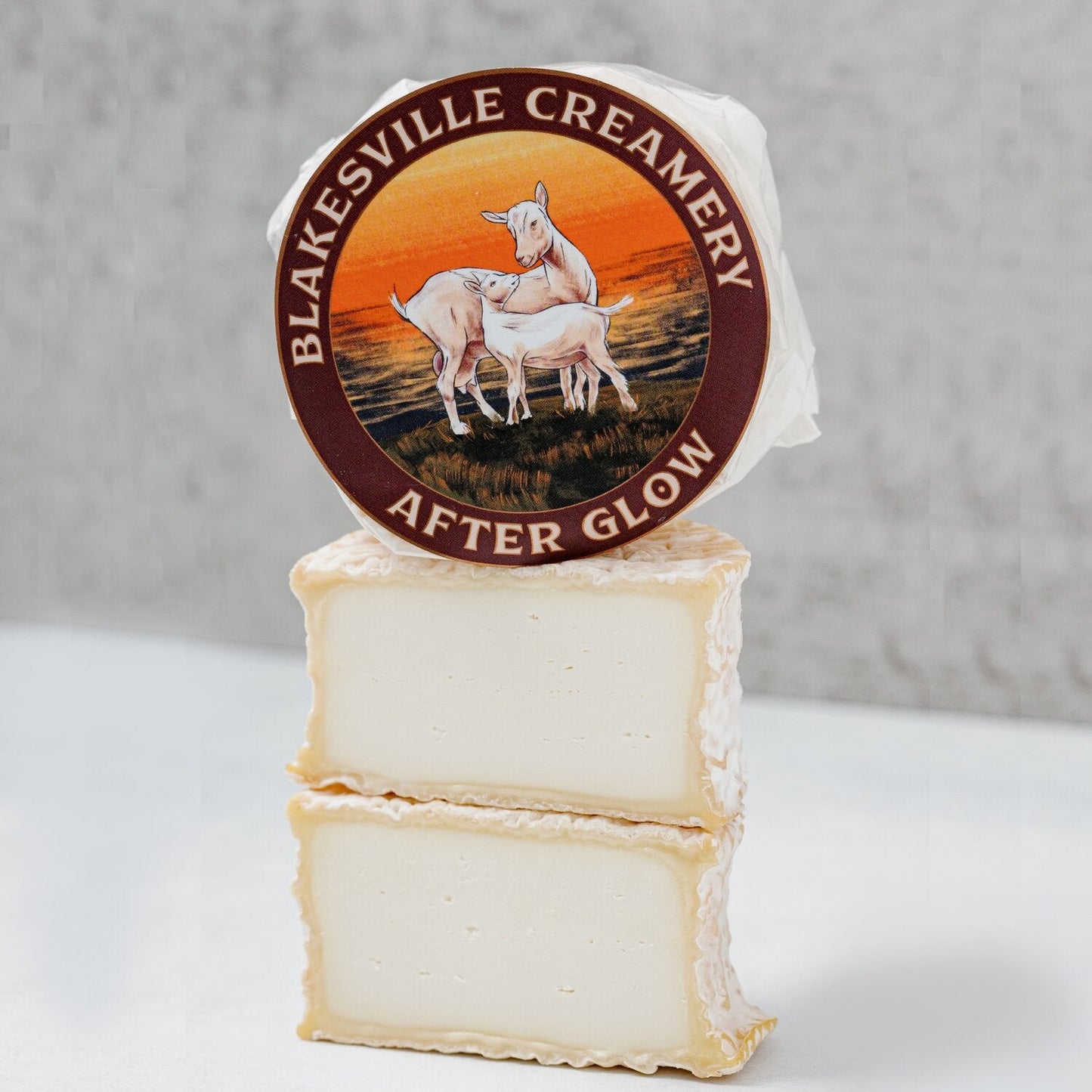 Afterglow, Belgian Red Ale-Washed Goat Cheese, Blakesville Creamery, Port Washington, WI (5oz) - DECANTsf