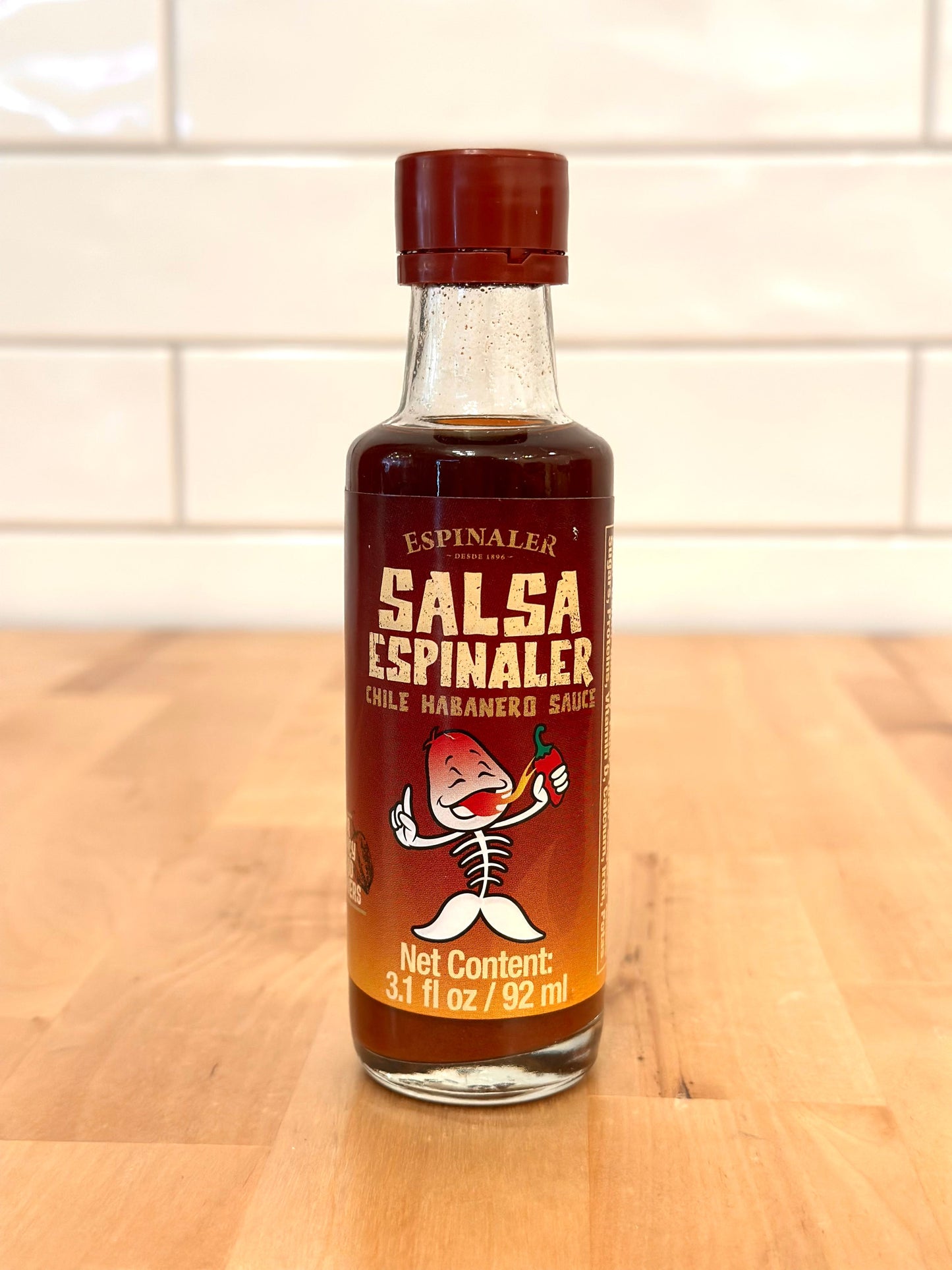 Salsa Espinaler Chile Habanero Sauce, Espinaler, Spain (92ml Bottle)
