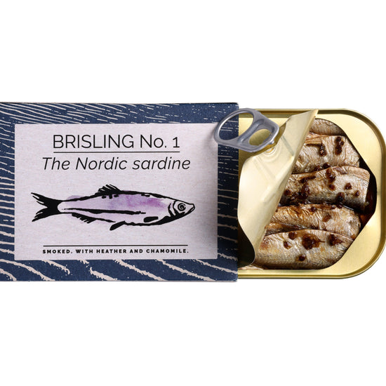 Brisling No. 1 Nordic Sardines w/ Heather & Chamomile, Fangst, Denmark