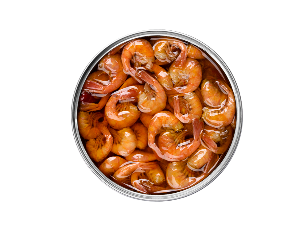 Wild Shrimp in Spicy Olive Oil and Garlic, ABC+ by Jose Gourmet, Portugal