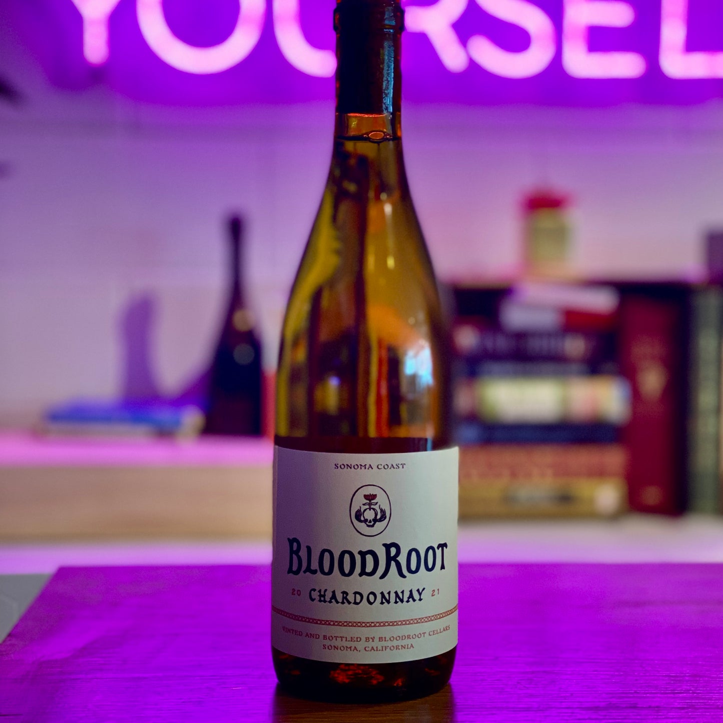 BloodRoot Chardonnay, Sonoma Coast, Sonoma Co., California 2021