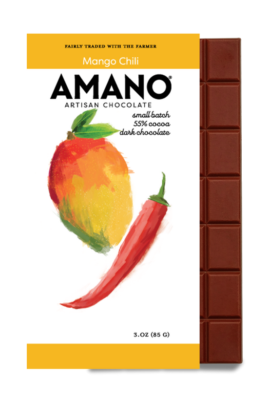 Mango-Chili Chocolate, Amano, Utah (3oz)