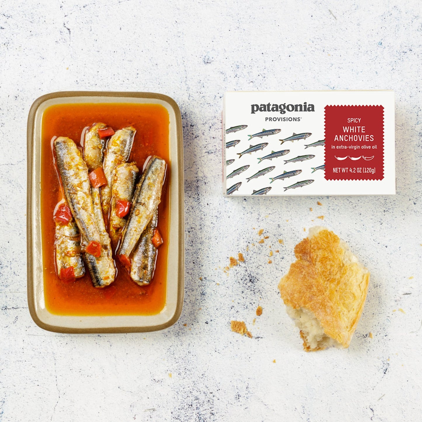 Spicy White Anchovies, Patagonia Provisions, Spain