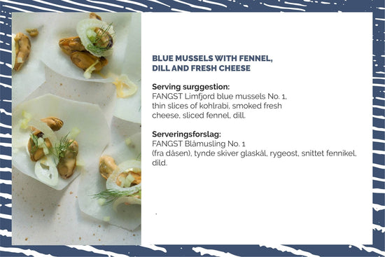 Limfjord Blue Mussels in Dill and Fennel, Fangst, Denmark