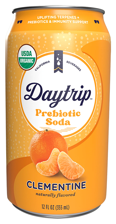 Daytrip 'Clementine' Prebiotic Soda [12oz. can]