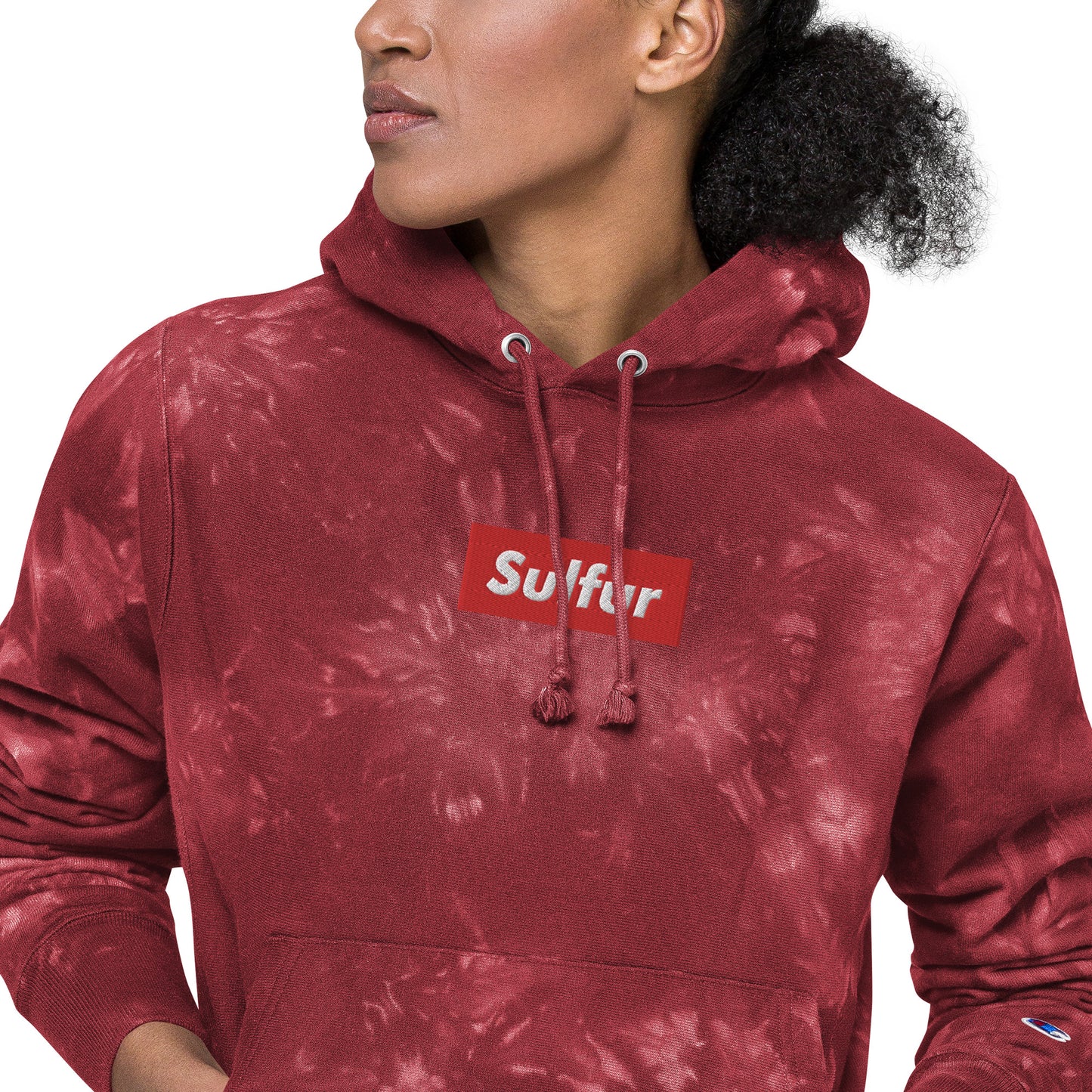 SULFUR | Unisex Champion tie-dye hoodie
