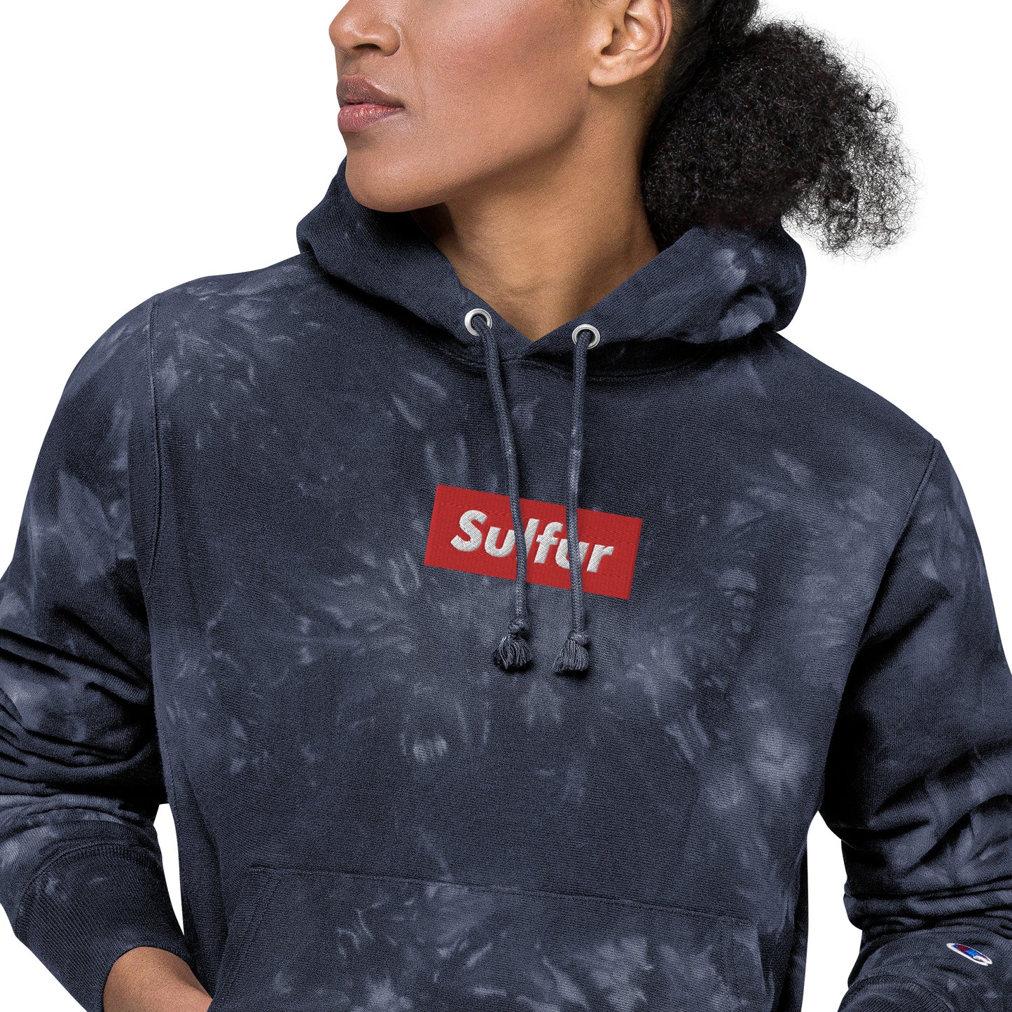 SULFUR | Unisex Champion tie-dye hoodie