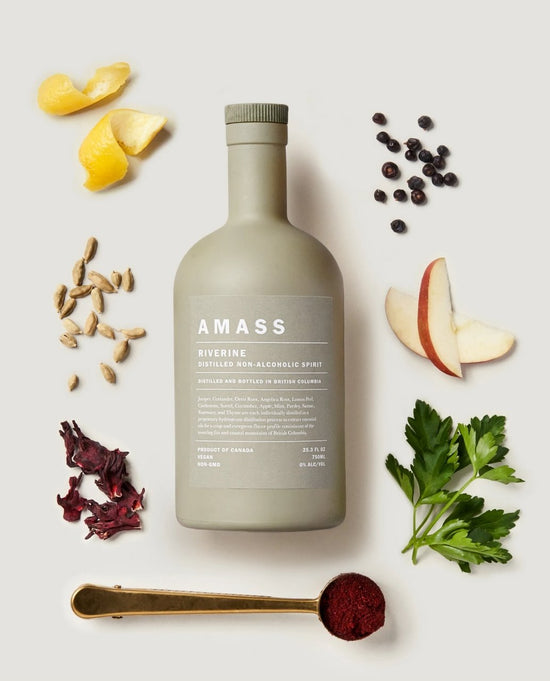 AMASS 'Riverine' Distilled Non-Alcoholic Spirit [Alcohol-Free], 750ml - DECANTsf