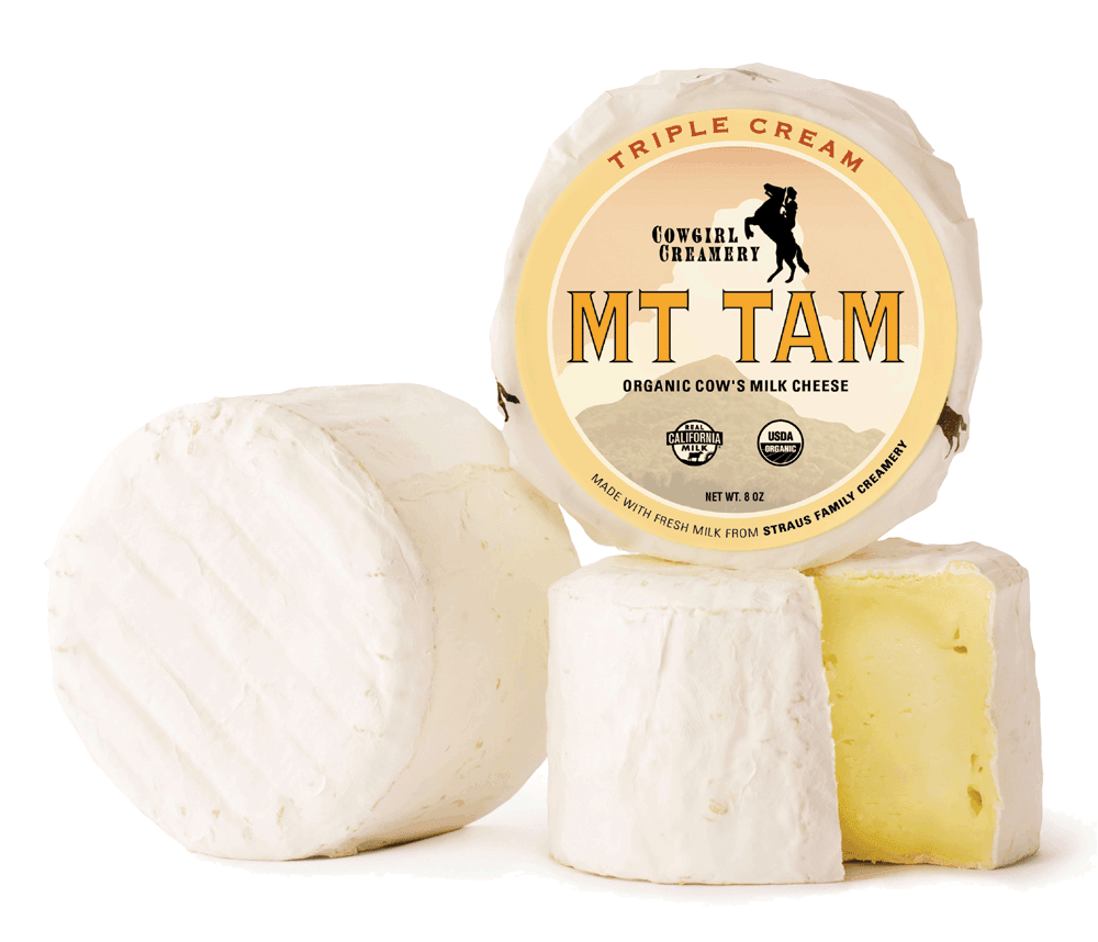 Cowgirl Creamery "Mt Tam" Organic Triple Creme Cow's Milk, Petaluma, CA (8oz) - DECANTsf