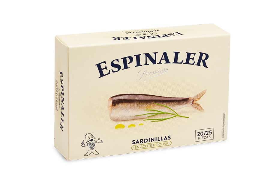 Espinaler Premium 'Baby Sardines in Olive Oil', Spain - DECANTsf