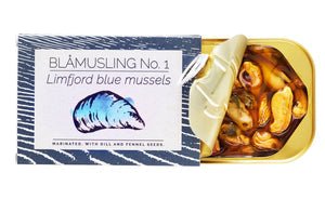 Fangst 'Blåmuslinger No. 1 Limfjord' Blue Mussels Marinated in Dill & Fennel Seeds - DECANTsf
