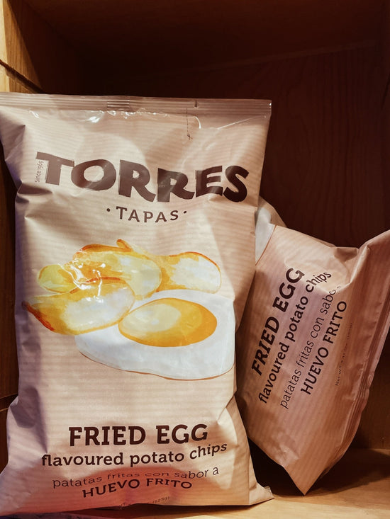 Fried Egg Chips, Torres Selecta, Spain (125g large bag) - DECANTsf
