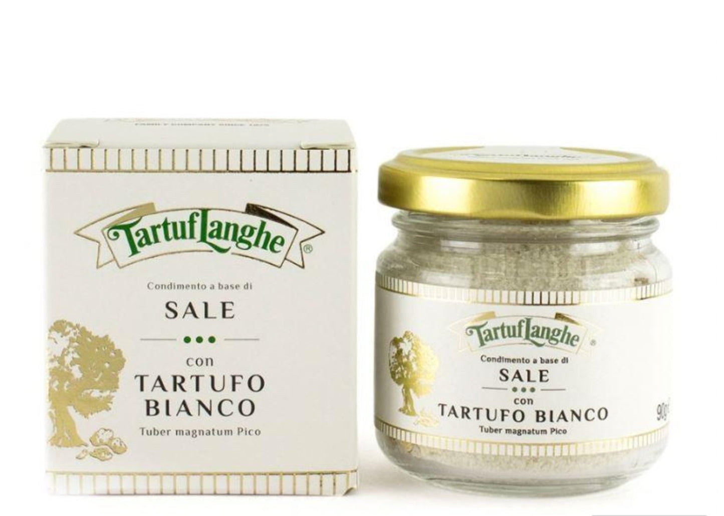 Grey Salt with Dried White Truffle, Tartuflanghe, Alba, Italy (90g) - DECANTsf