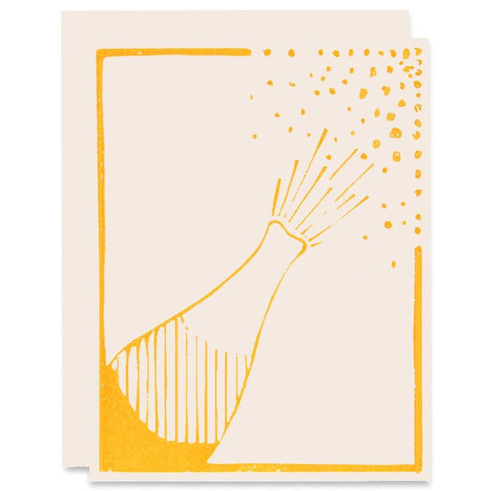 Heartell Press - Champagne Pop Celebration Card - DECANTsf