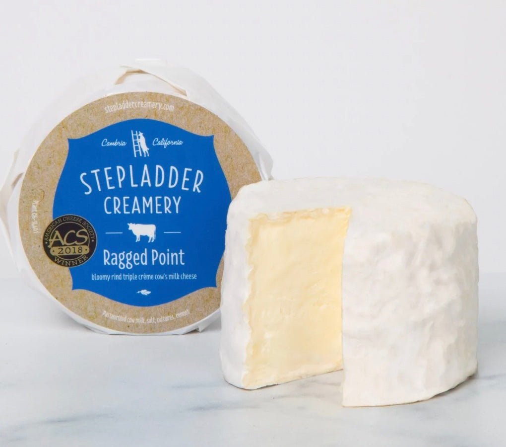 Stepladder Creamery "Ragged Point", Bloomy Triple Cream, Cambria, CA (3.5oz) - DECANTsf