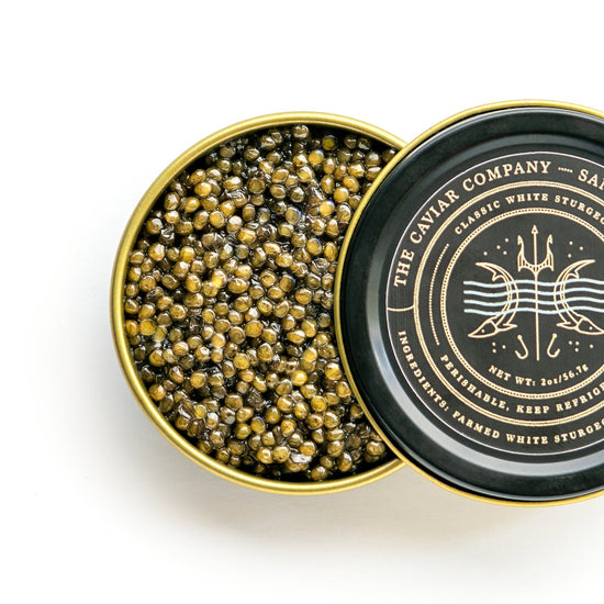 Load image into Gallery viewer, The Caviar Co &amp;quot;Classic White Sturgeon&amp;quot;, California, 1oz jar - DECANTsf
